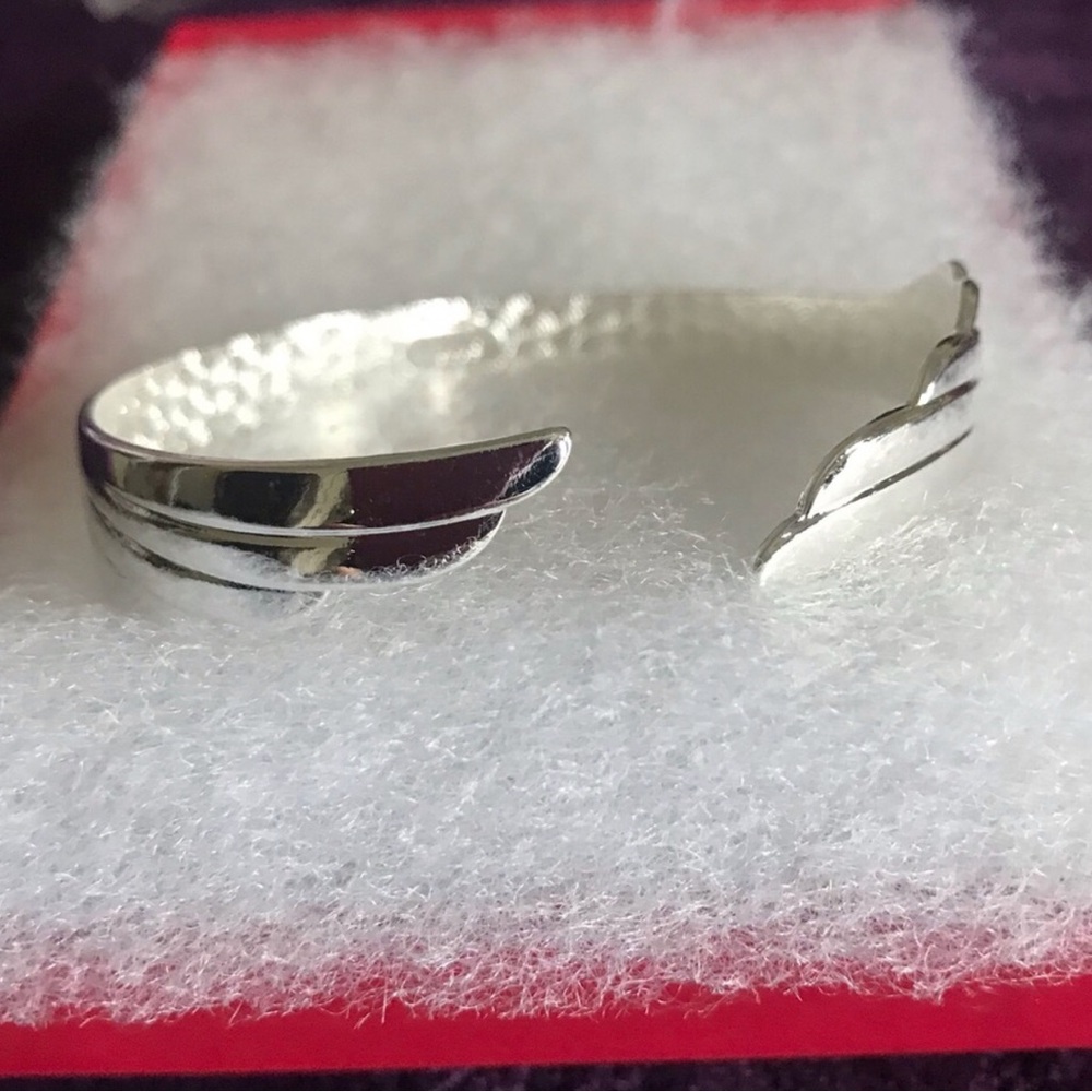 Sterling Silver Wing Cuff Bracelet